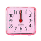 Horloge Digitale Carrée Rose Compacte et Silencieuse pour Chambre ou Bureau - www.yonis-shop.com