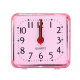 Horloge Digitale Carrée Rose Compacte et Silencieuse pour Chambre ou Bureau - www.yonis-shop.com