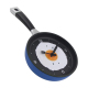 Horloge Murale Décorative Originale Forme Œuf Frit Bleu Design Silencieux et Écologique Pour Salon Bureau ou Chambre - www.yo...