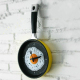Horloge Murale Décorative Originale Forme Œuf Frit Bleu Design Silencieux et Écologique Pour Salon Bureau ou Chambre - www.yo...