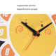 Horloge Murale Enfant Cartoon Bois Écologique Couleurs Vives Pour Chambre Et Salon - www.yonis-shop.com