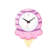 Horloge Murale Enfant Cartoon Bois Écologique Couleurs Vives Pour Chambre Et Salon - www.yonis-shop.com
