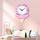 Horloge Murale Enfant Cartoon Bois Écologique Couleurs Vives Pour Chambre Et Salon - www.yonis-shop.com