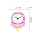 Horloge Murale Enfant Cartoon Bois Écologique Couleurs Vives Pour Chambre Et Salon - www.yonis-shop.com