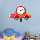 Horloge Murale Enfant Cartoon Bois Écologique Couleurs Vives Pour Chambre Et Salon - www.yonis-shop.com