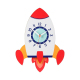 Horloge Murale Enfant Cartoon Bois Écologique Couleurs Vives Pour Chambre Et Salon - www.yonis-shop.com
