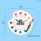 Horloge Murale Enfant Cartoon Bois Écologique Couleurs Vives Pour Chambre Et Salon - www.yonis-shop.com