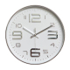 Horloge Murale Moderne Argentée De 30cm Pour Décoration Créative Du Salon