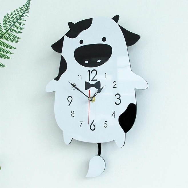 Horloge Murale Design Rouge En Acrylique Pour Bureau Chambre Et Maison - www.yonis-shop.com