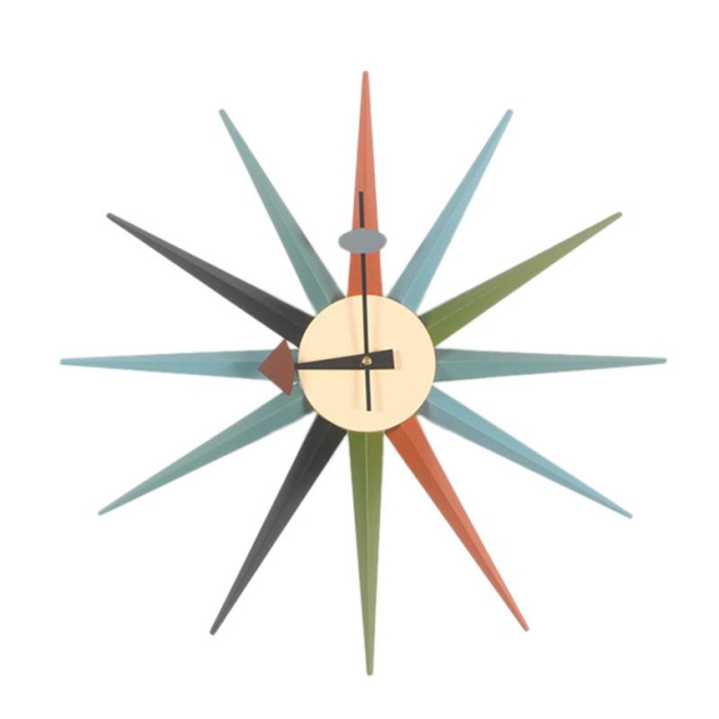 Horloge Murale Moderne Et Créative En Bois 48cm Design Abstrait Silencieux Pour Intérieur - www.yonis-shop.com