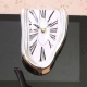 Horloge Rétro Distordue Inspirée De Dali Design Unique Pour Salon En - www.yonis-shop.com