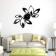 Horloge Murale Design Moderne 3D Effet Miroir Acrylique Autocollante Décoration Intérieure - www.yonis-shop.com