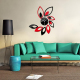 Horloge Murale Design Moderne 3D Effet Miroir Acrylique Autocollante Décoration Intérieure - www.yonis-shop.com