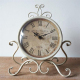 Horloge Rétro En Fer Pour Salon Décoration Silencieuse Durable Et Élégante