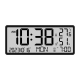 Horloge Murale Numérique Multifonctionnelle Avec Affichage Date Température Humidité Design Moderne - www.yonis-shop.com