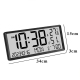 Horloge Murale Numérique Multifonctionnelle Avec Affichage Date Température Humidité Design Moderne - www.yonis-shop.com