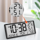 Horloge Murale Numérique Multifonctionnelle Avec Affichage Date Température Humidité Design Moderne - www.yonis-shop.com