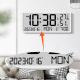 Horloge Murale Numérique Multifonctionnelle Avec Affichage Date Température Humidité Design Moderne - www.yonis-shop.com
