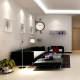 Horloge Murale Double Face Décorative en Fer Forgé pour Salon Bureau Chambre - www.yonis-shop.com