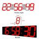 Horloge Murale LED Digitale Multifonction WIFI Design Moderne Pour Maison Et Bureau - www.yonis-shop.com