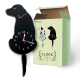 Horloge Murale En Forme De Chien Avec Queue Oscillante Pour Décoration Bureau Chambre Noir 42x18cm - www.yonis-shop.com