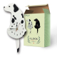 Horloge Murale En Forme De Chien Avec Queue Oscillante Pour Décoration Bureau Chambre Noir 42x18cm - www.yonis-shop.com