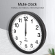 Horloge Murale Wifi Synchronisation Automatique Moderne Minimaliste Silencieuse Pour Salon Taille 16 Pouces - www.yonis-shop.com