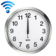 Horloge Murale Moderne Minimaliste Wifi Synchronisation Automatique Silencieuse Pour Salon 12 Pouces Blanche - www.yonis-shop...