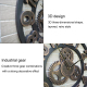 Horloge Murale Ronde En Bois Style Rétro Silencieuse Économique Et Précise 58cm - www.yonis-shop.com