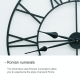 Horloge Murale Décorative Silencieuse Vintage Or 45cm Pour Salon En Fer Avec Chiffres Romains - www.yonis-shop.com