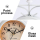 Horloge Murale Vintage Double Face En Fer Forgé Décorative Silencieuse Pour Salon Et Bureau - www.yonis-shop.com