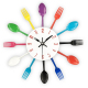Horloge Murale Moderne En Métal Avec Couverts Design Créatif Pour Cuisine Et Salon - www.yonis-shop.com