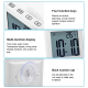 Horloge Murale Étanche LCD Pour Cuisine Et Salle De Bain Avec Ventouse Et Affichage Numérique - www.yonis-shop.com