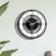 Horloge Murale Ronde Créative En Acrylique Transparent Pour Salon Chambre Et Bureau