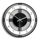 Horloge Murale Ronde Créative En Acrylique Transparent Pour Salon Chambre Et Bureau - www.yonis-shop.com