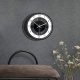Horloge Murale Ronde Créative En Acrylique Transparent Pour Salon Chambre Et Bureau - www.yonis-shop.com