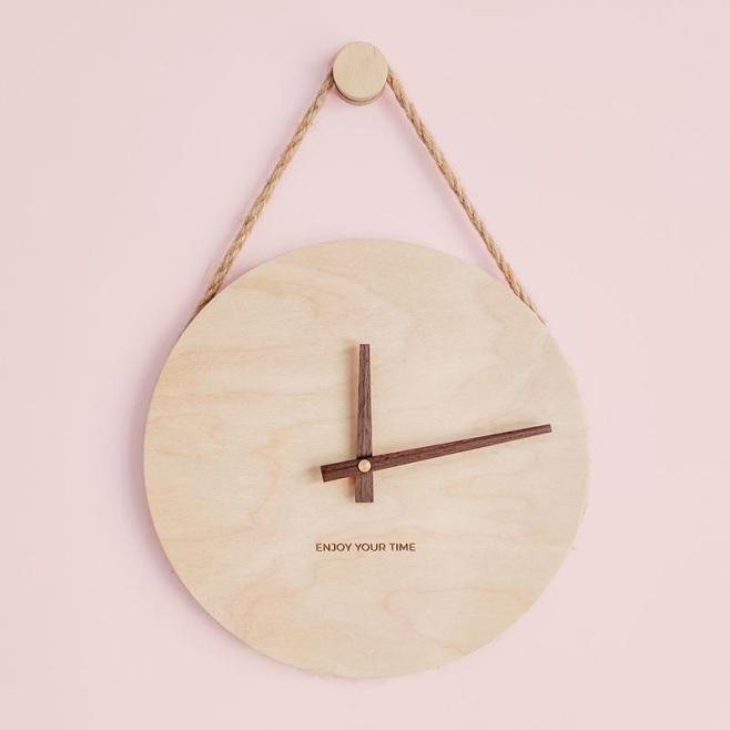 Horloge Murale En Bois Sans Imprimé 10 Pouces Design Élégant Pour Salon Bureau Chambre - www.yonis-shop.com