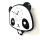 Horloge Murale Panda En Acrylique Écologique Pour Décoration Maison et Bureau Taille 28x26cm - www.yonis-shop.com