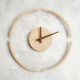 Horloge Murale Flottante Transparente 14 Pouces En Bois Décoration Intérieure Élégante - www.yonis-shop.com