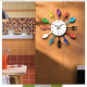 Horloge Murale Créative en Métal Design Moderne avec Cuillères et Fourchettes pour Cuisine et Décoration - www.yonis-shop.com