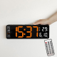 Horloge LED Multifonctionnelle Grand Écran 13 Pouces Pour Salon Avec Télécommande Et Réglage De Luminosité