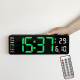 Horloge LED Multifonctionnelle Grand Écran 13 Pouces Pour Salon Avec Télécommande Et Réglage De Luminosité - www.yonis-shop.com