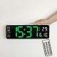 Horloge LED Multifonctionnelle Grand Écran 13 Pouces Pour Salon Avec Télécommande Et Réglage De Luminosité - www.yonis-shop.com