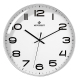 Horloge Murale Design 12 Pouces Silencieuse Étanche Pour Salon Chambre Bureau Élégante Cadre Blanc Environnemental Protection