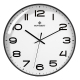 Horloge Murale 12 Pouces Silencieuse Étanche Pour Salon Et Chambre Design Élégant Noir Et Blanc