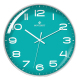 Horloge Murale 12 Pouces Silencieuse Étanche Pour Salon Et Chambre Cadre Blanc Design Moderne