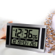 Horloge Murale Électronique Grand Écran LCD Minimaliste Argent Et Noir Pour Salon Chambre Bureau - www.yonis-shop.com
