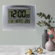 Horloge Murale Électronique Grand Écran Argentée Avec Affichage Température Pour Salon Et Bureau - www.yonis-shop.com