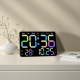 Horloge Murale Numérique LED Multifonctionnelle Avec Affichage Température Et Date Ajustement Luminosité Automatique Et Manue...