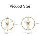 Horloge Murale Décorative en Métal et Bois pour Salon Chambre ou Bureau 60cm Noir Silencieuse et Élégante - www.yonis-shop.com